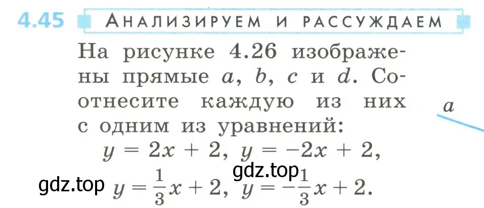 Условие номер 4.45 (страница 178) гдз по алгебре 8 класс Дорофеев, Суворова, учебник