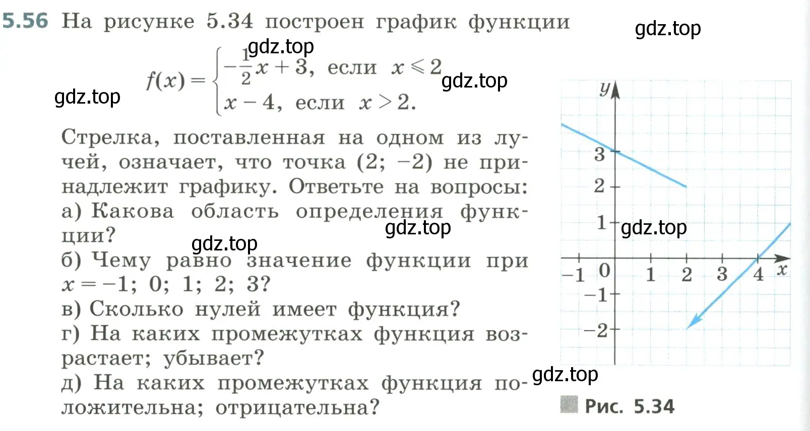 Условие номер 5.56 (страница 234) гдз по алгебре 8 класс Дорофеев, Суворова, учебник