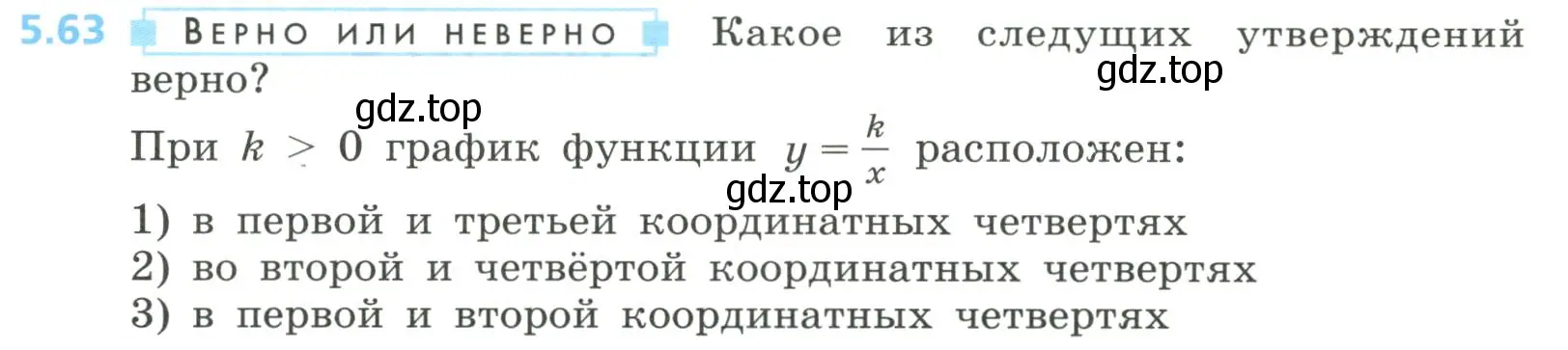 Условие номер 5.63 (страница 239) гдз по алгебре 8 класс Дорофеев, Суворова, учебник