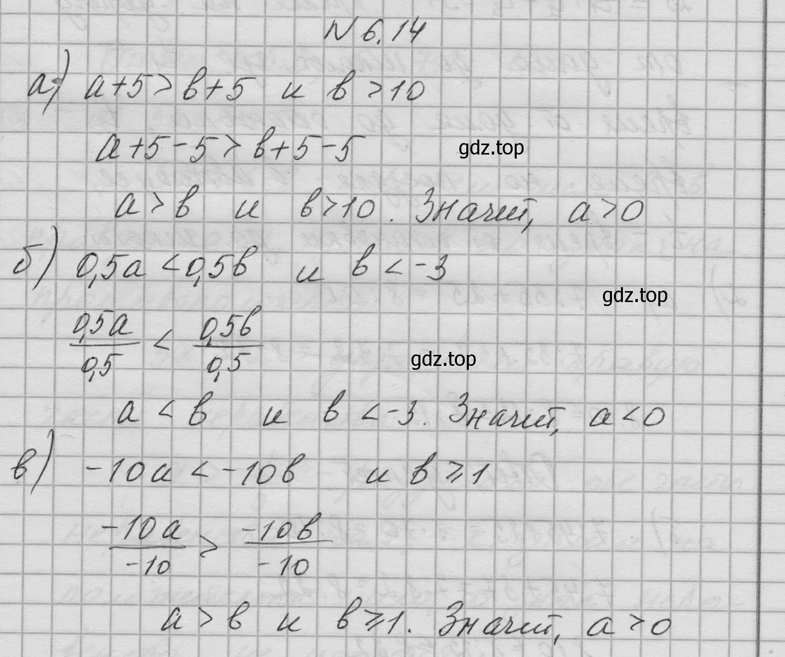 Решение номер 6.14 (страница 253) гдз по алгебре 8 класс Дорофеев, Суворова, учебник