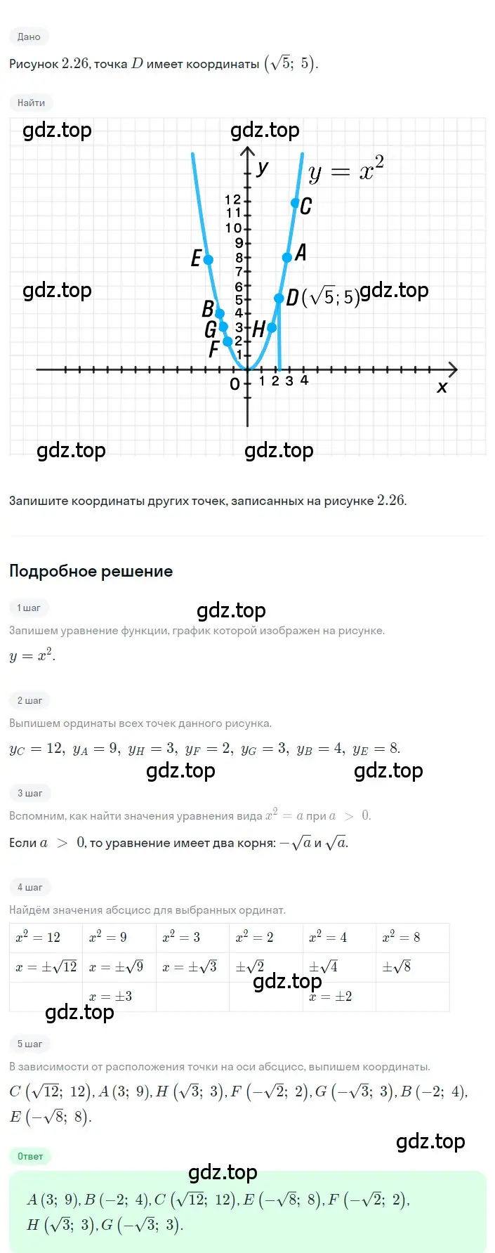 Решение 2. номер 2.64 (страница 82) гдз по алгебре 8 класс Дорофеев, Суворова, учебник