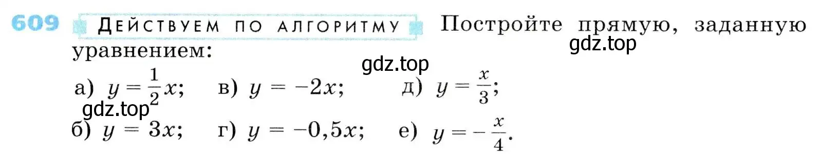 Условие номер 609 (страница 184) гдз по алгебре 8 класс Дорофеев, Суворова, учебник