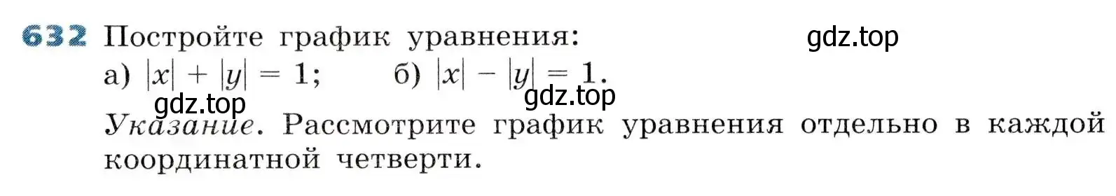 Условие номер 632 (страница 189) гдз по алгебре 8 класс Дорофеев, Суворова, учебник