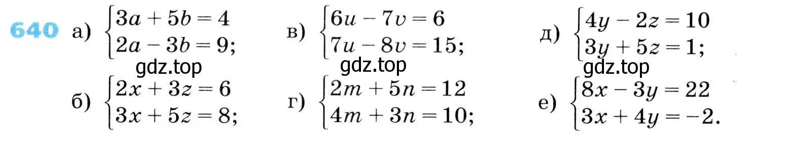 Условие номер 640 (страница 196) гдз по алгебре 8 класс Дорофеев, Суворова, учебник