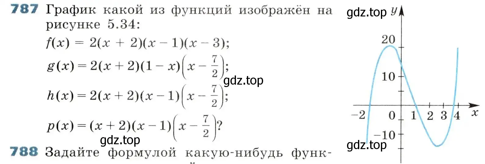 Условие номер 787 (страница 254) гдз по алгебре 8 класс Дорофеев, Суворова, учебник