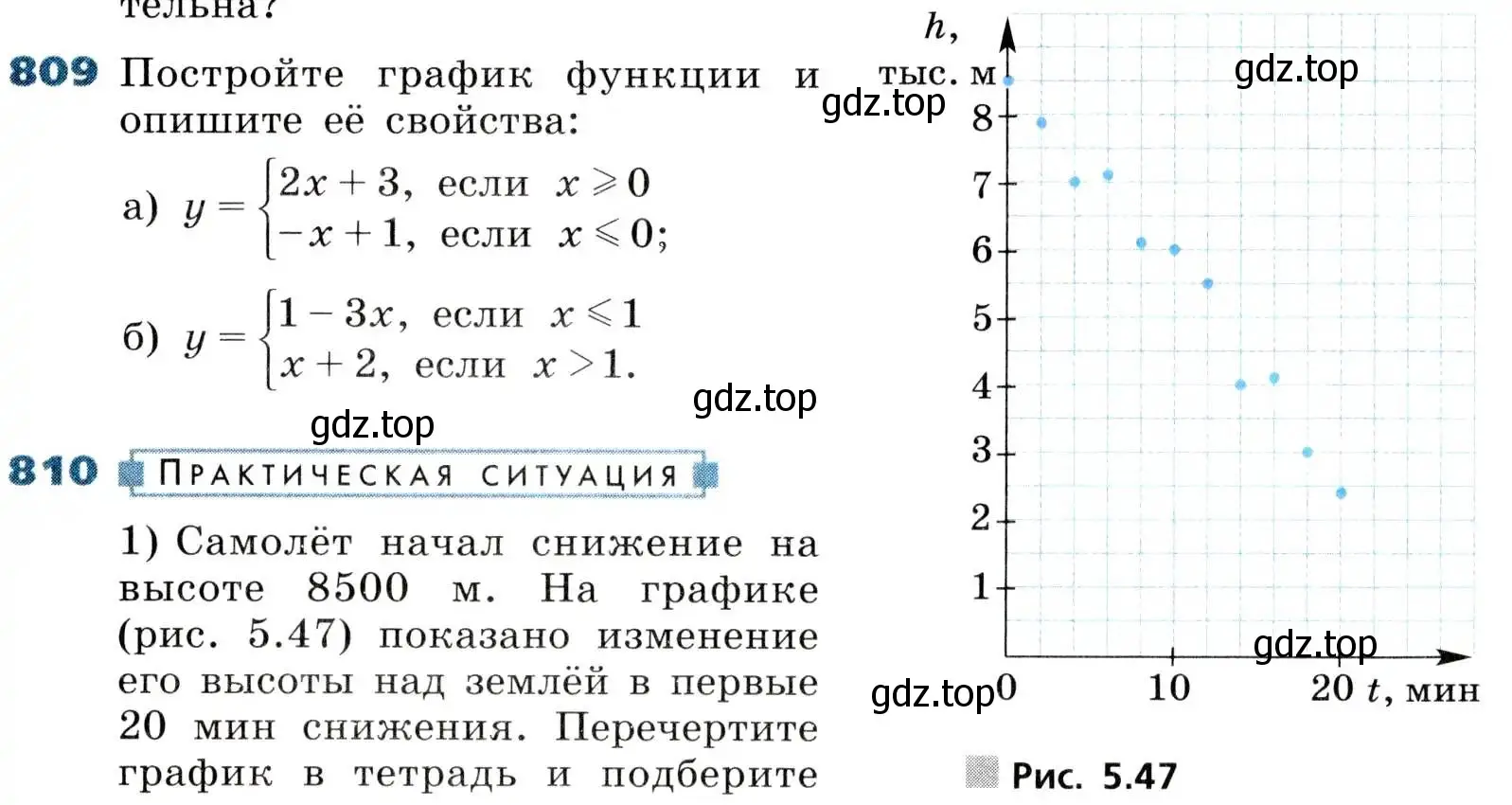 Условие номер 810 (страница 263) гдз по алгебре 8 класс Дорофеев, Суворова, учебник