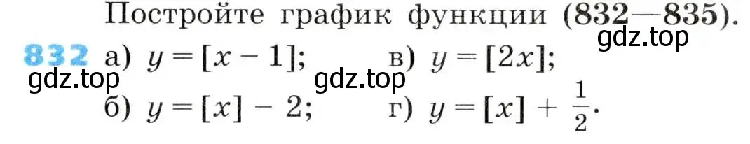 Условие номер 832 (страница 271) гдз по алгебре 8 класс Дорофеев, Суворова, учебник