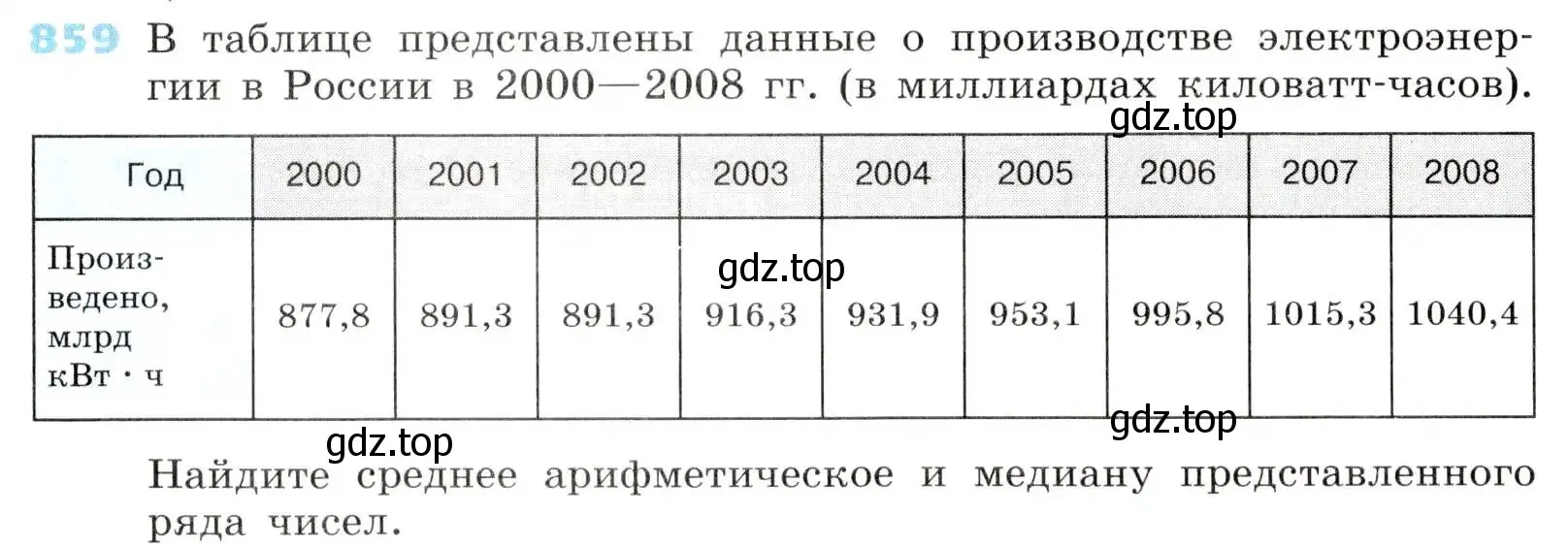 Условие номер 859 (страница 286) гдз по алгебре 8 класс Дорофеев, Суворова, учебник