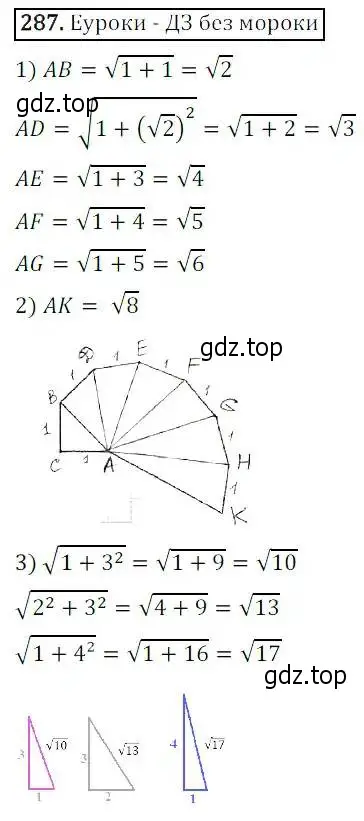 Решение 3. номер 287 (страница 81) гдз по алгебре 8 класс Дорофеев, Суворова, учебник