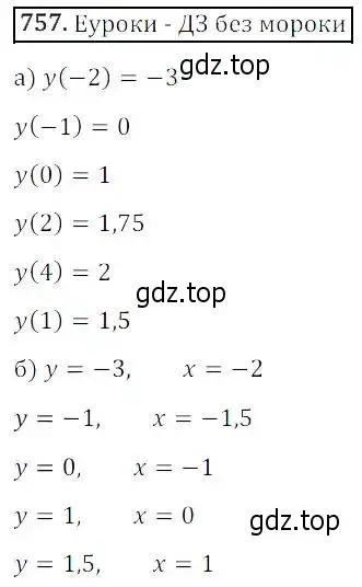 Решение 3. номер 757 (страница 245) гдз по алгебре 8 класс Дорофеев, Суворова, учебник