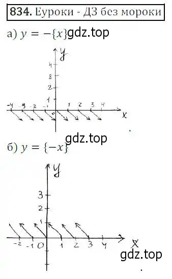 Решение 3. номер 834 (страница 271) гдз по алгебре 8 класс Дорофеев, Суворова, учебник