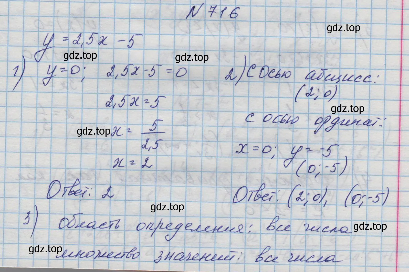 Решение номер 716 (страница 264) гдз по алгебре 8 класс Колягин, Ткачева, учебник