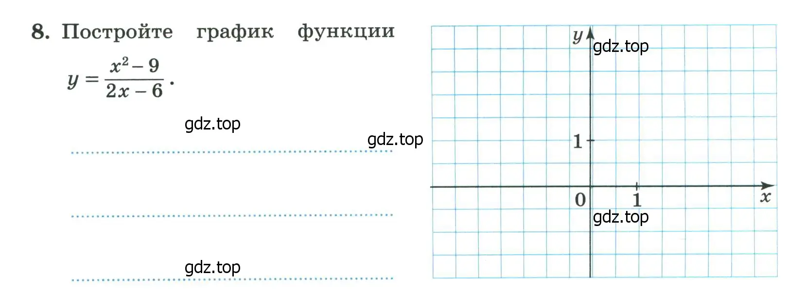 Условие номер 8 (страница 12) гдз по алгебре 8 класс Крайнева, Миндюк, рабочая тетрадь 1 часть