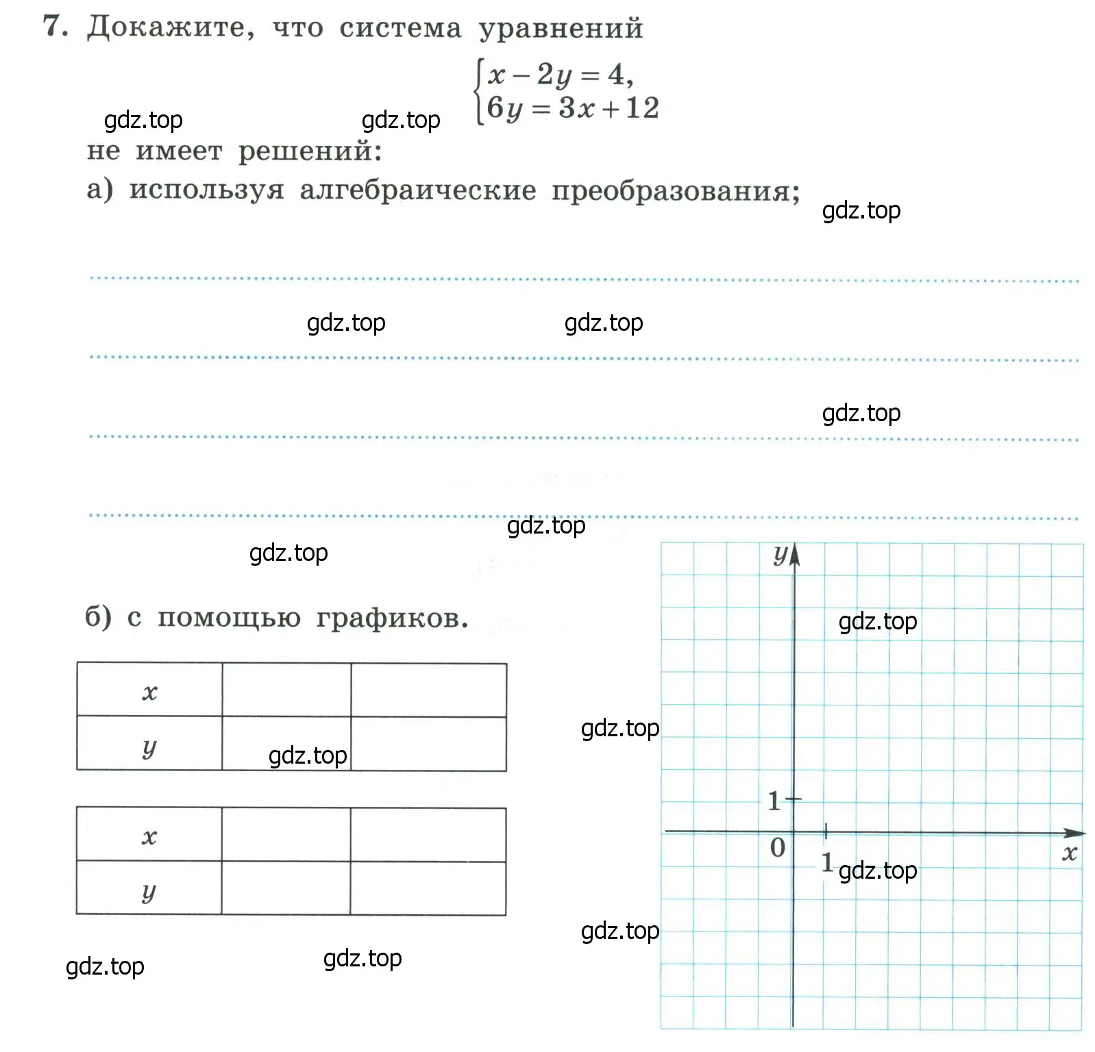 Условие номер 7 (страница 32) гдз по алгебре 8 класс Крайнева, Миндюк, рабочая тетрадь 2 часть