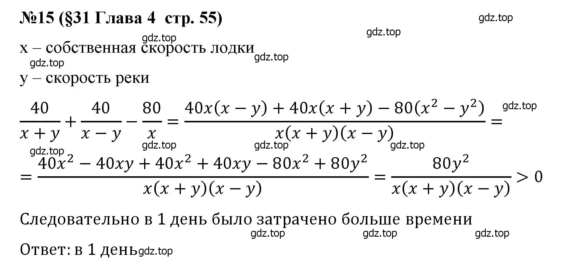 Решение номер 15 (страница 55) гдз по алгебре 8 класс Крайнева, Миндюк, рабочая тетрадь 2 часть