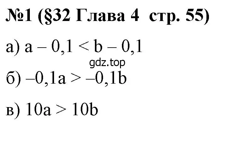 Решение номер 1 (страница 55) гдз по алгебре 8 класс Крайнева, Миндюк, рабочая тетрадь 2 часть