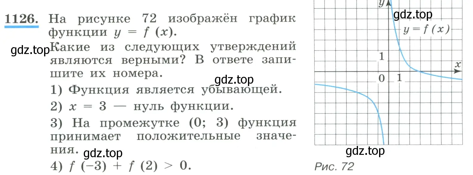 Условие номер 1126 (страница 253) гдз по алгебре 8 класс Макарычев, Миндюк, учебник