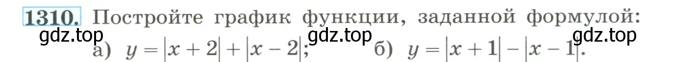 Условие номер 1310 (страница 285) гдз по алгебре 8 класс Макарычев, Миндюк, учебник