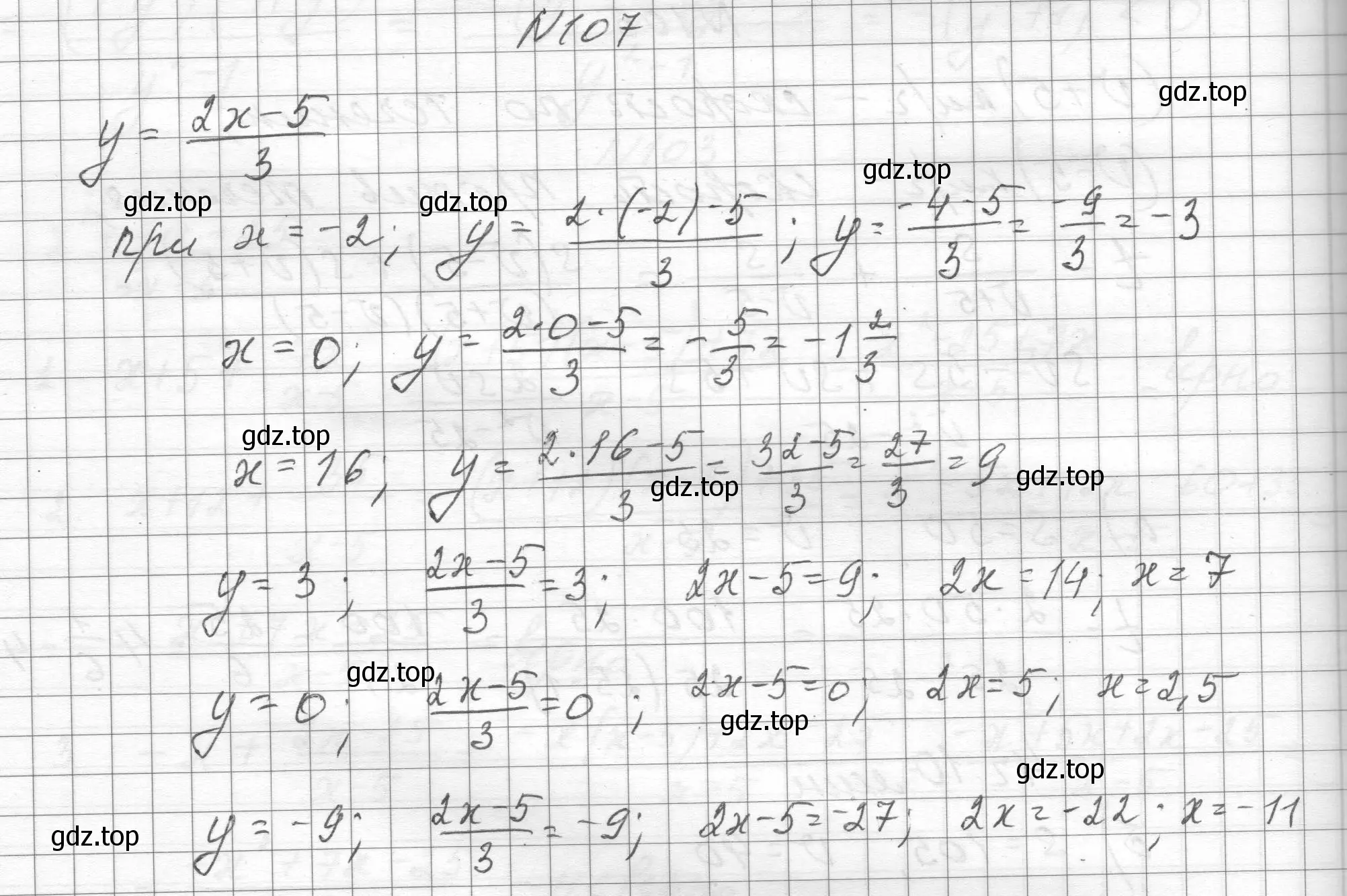 Решение номер 107 (страница 29) гдз по алгебре 8 класс Макарычев, Миндюк, учебник