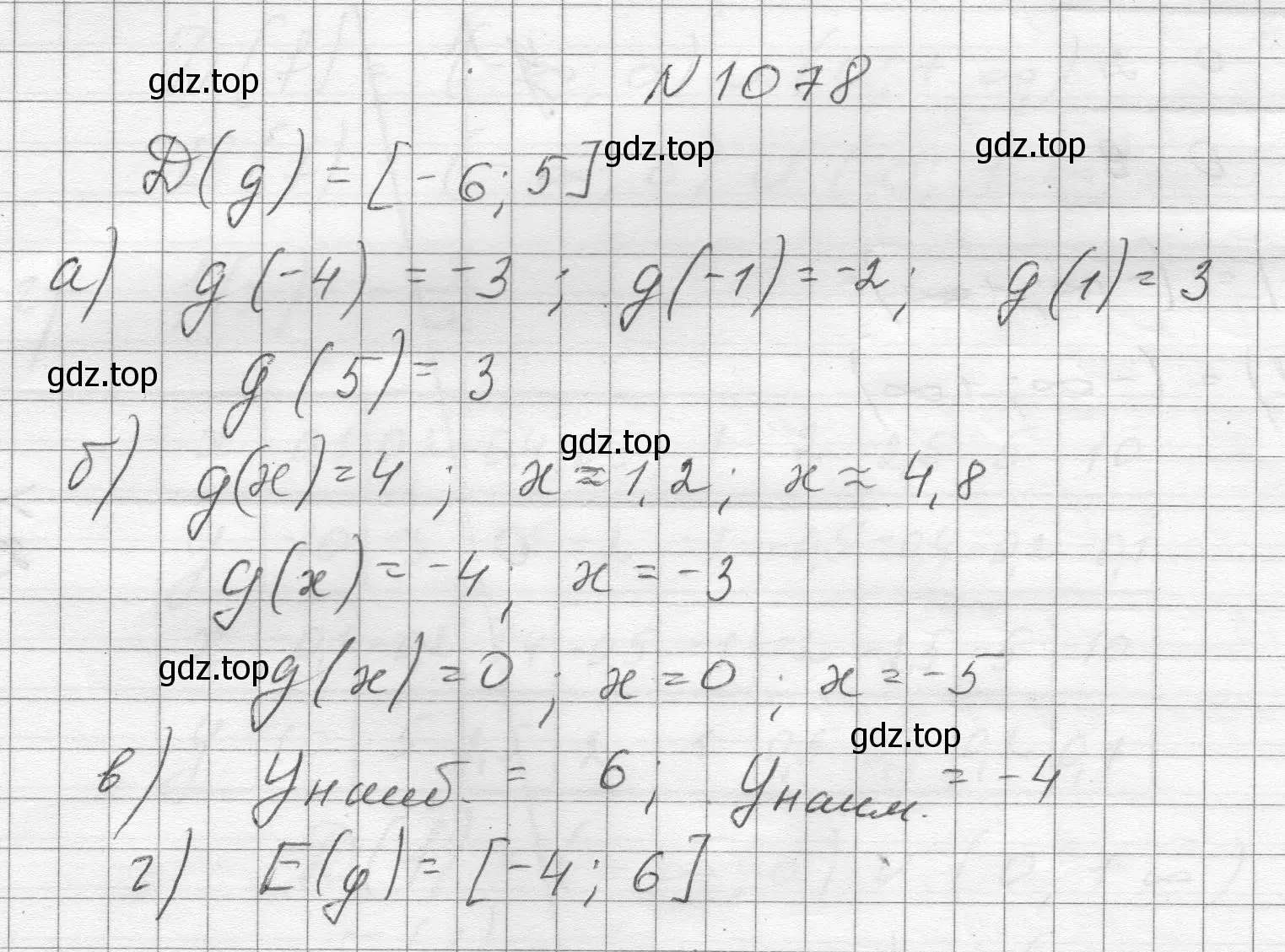 Решение номер 1078 (страница 239) гдз по алгебре 8 класс Макарычев, Миндюк, учебник