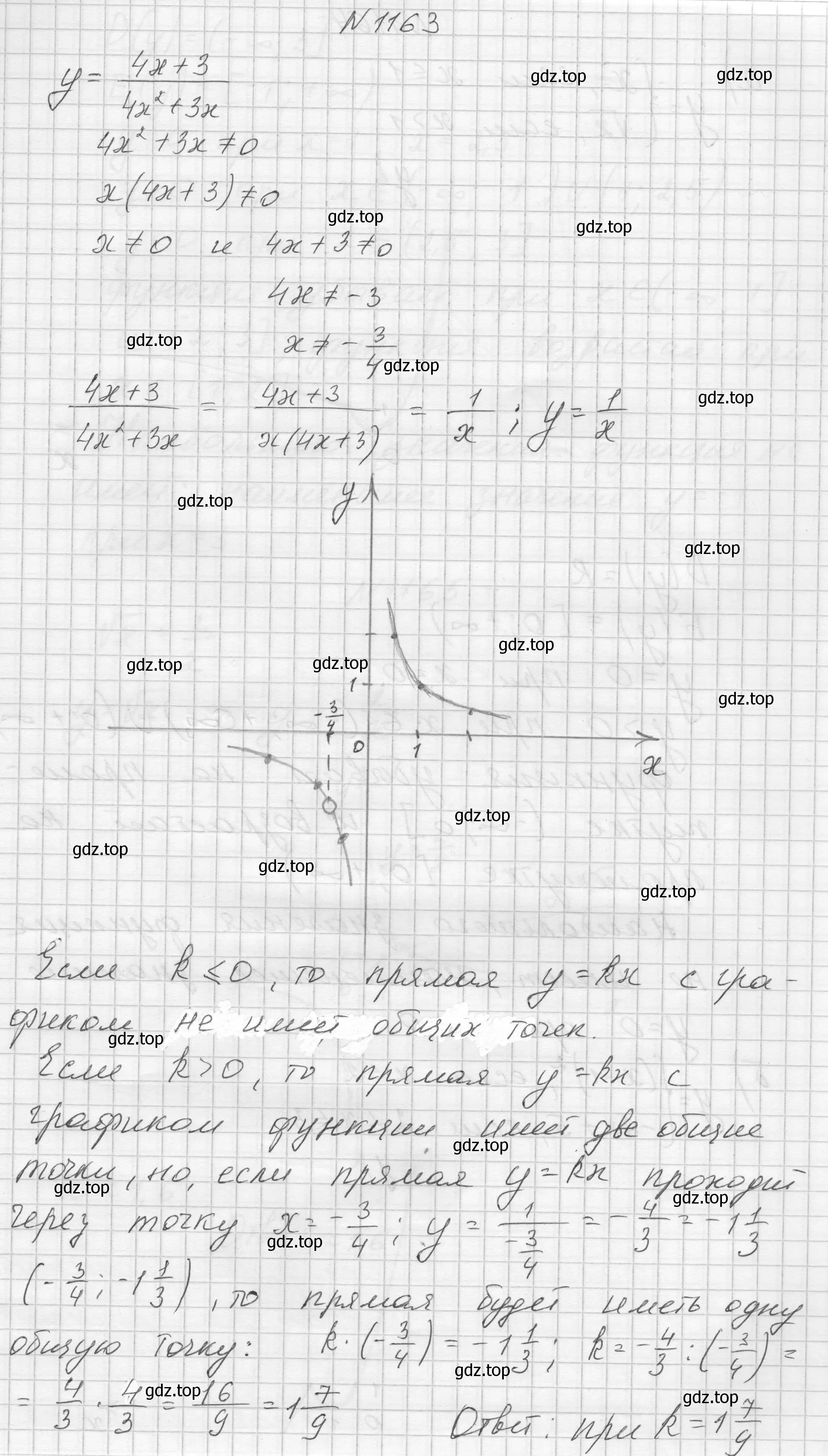 Решение номер 1163 (страница 259) гдз по алгебре 8 класс Макарычев, Миндюк, учебник