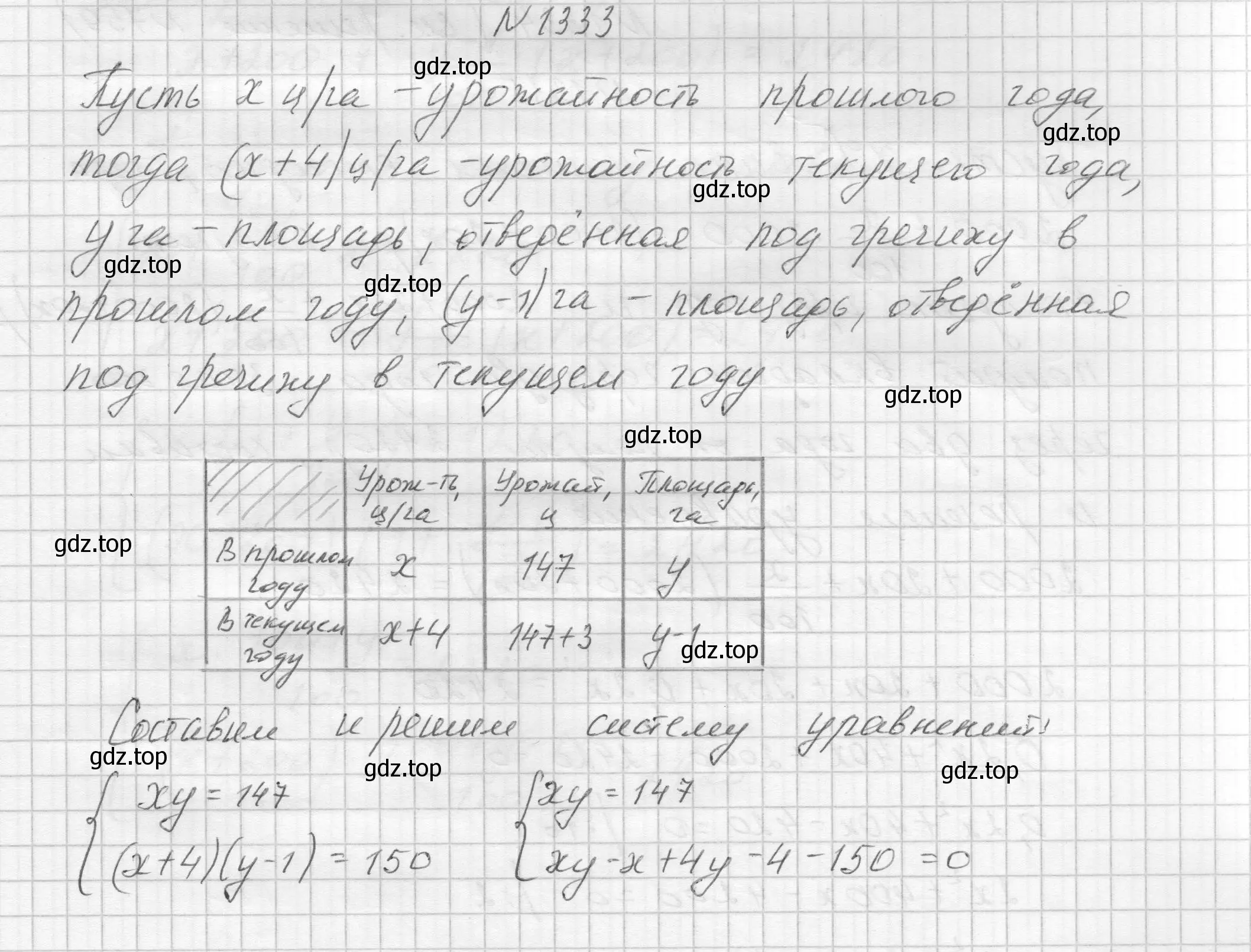 Решение номер 1333 (страница 288) гдз по алгебре 8 класс Макарычев, Миндюк, учебник