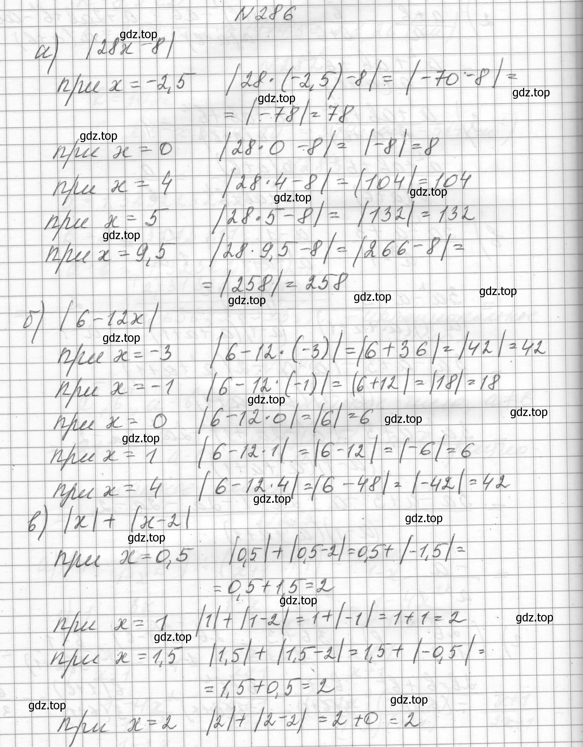 Решение номер 286 (страница 70) гдз по алгебре 8 класс Макарычев, Миндюк, учебник