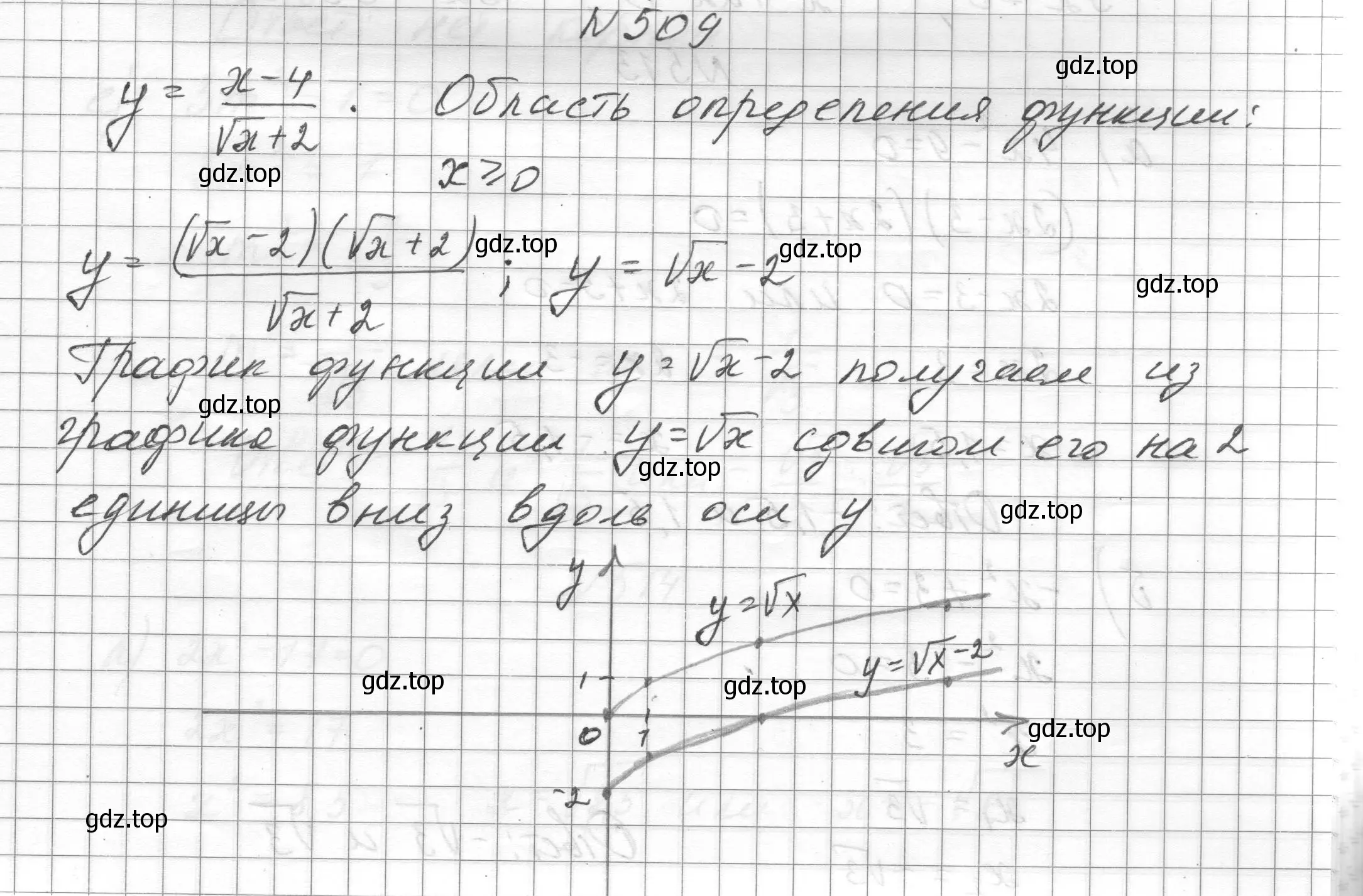 Решение номер 509 (страница 114) гдз по алгебре 8 класс Макарычев, Миндюк, учебник