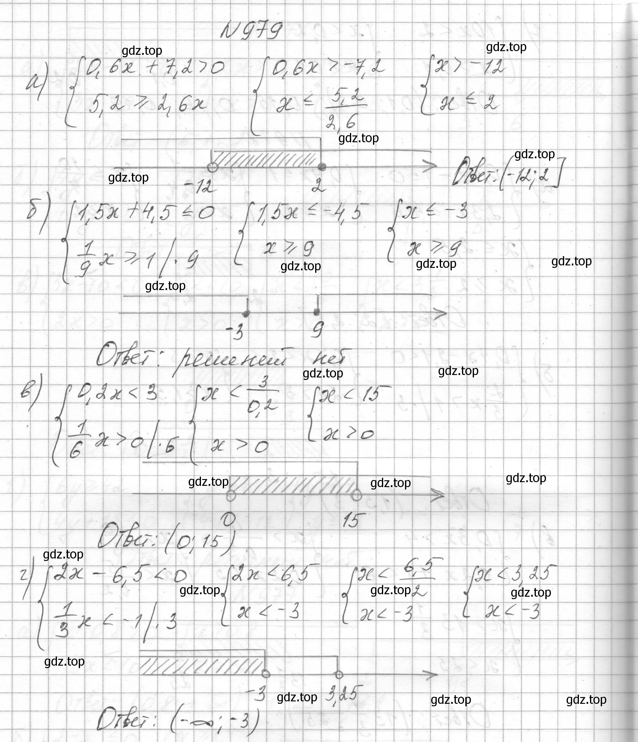 Решение номер 979 (страница 219) гдз по алгебре 8 класс Макарычев, Миндюк, учебник