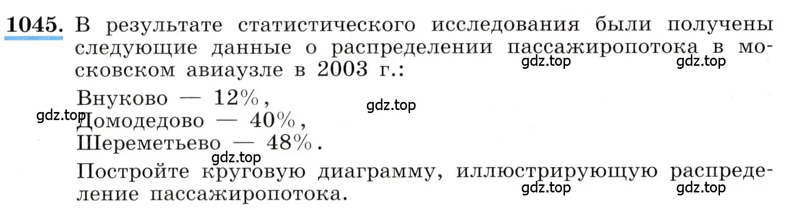 Условие номер 1045 (страница 235) гдз по алгебре 8 класс Макарычев, Миндюк, учебник