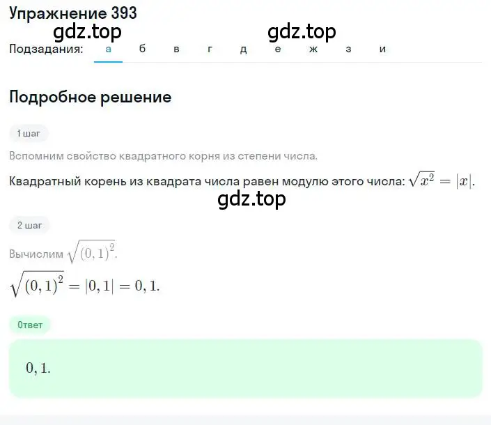 Решение номер 393 (страница 95) гдз по алгебре 8 класс Макарычев, Миндюк, учебник