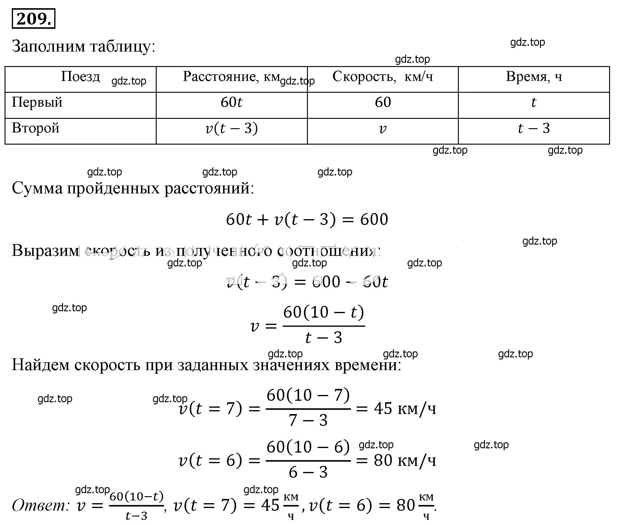 Решение 4. номер 209 (страница 53) гдз по алгебре 8 класс Макарычев, Миндюк, учебник