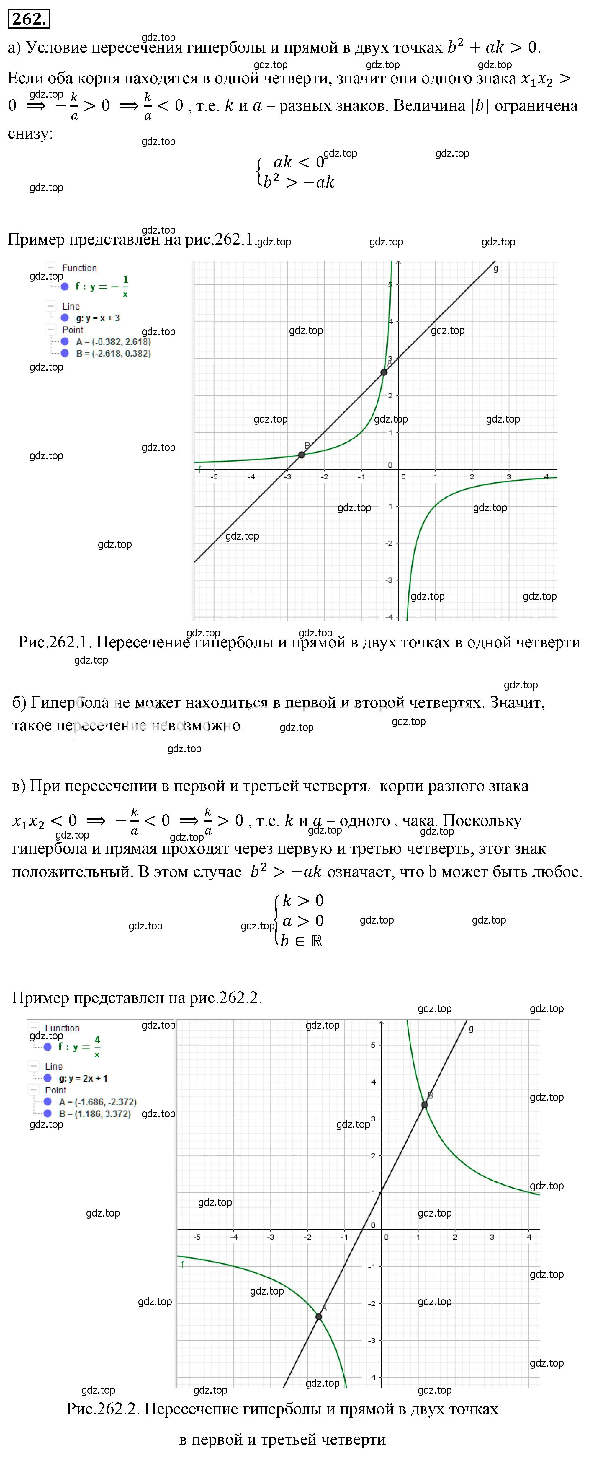 Решение 4. номер 262 (страница 60) гдз по алгебре 8 класс Макарычев, Миндюк, учебник