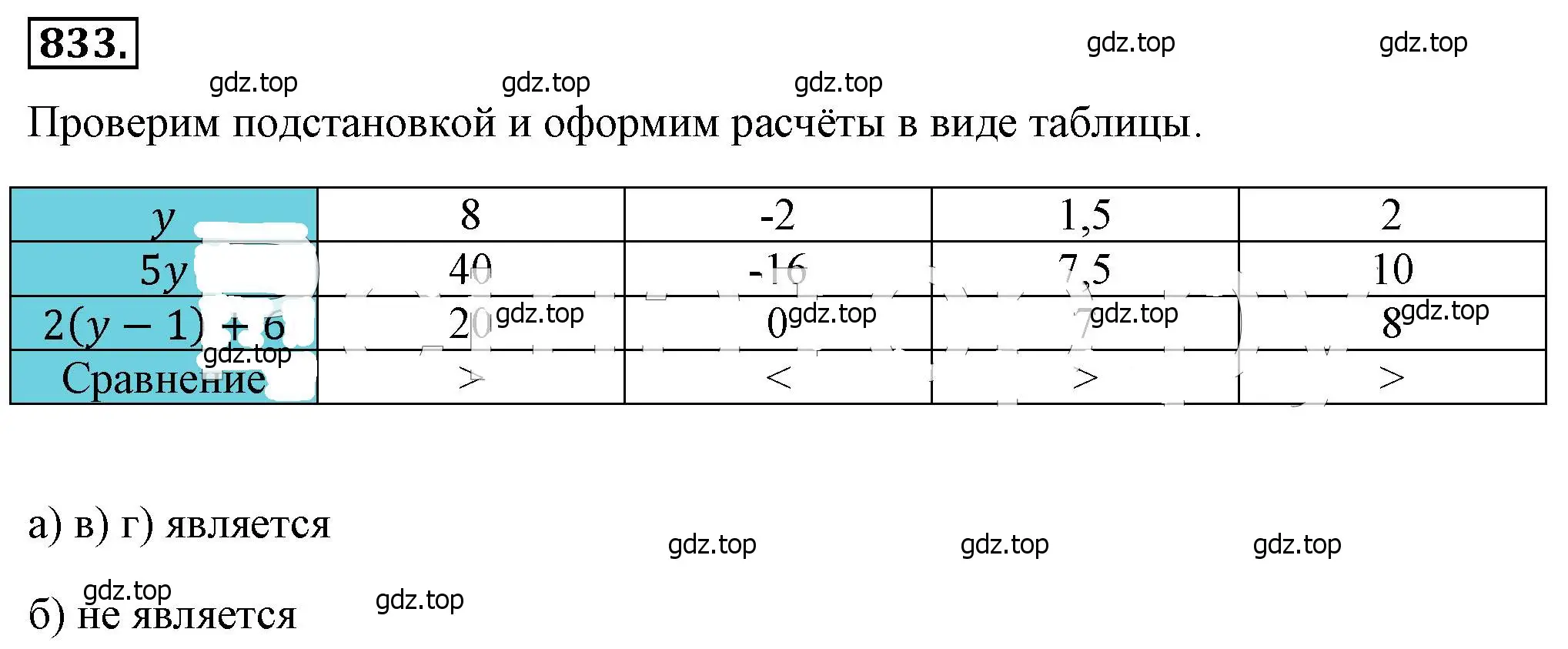 Решение 4. номер 833 (страница 189) гдз по алгебре 8 класс Макарычев, Миндюк, учебник