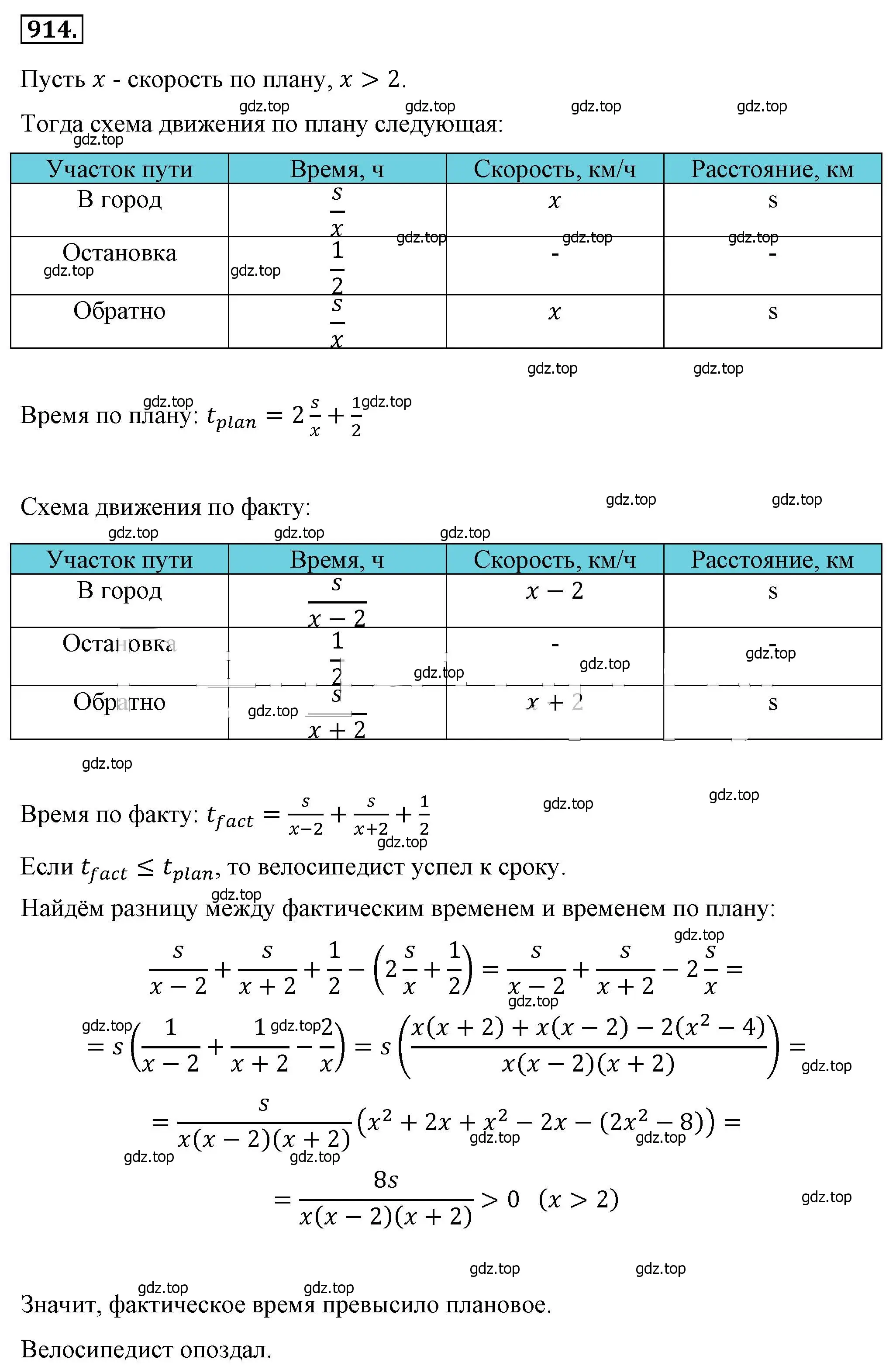 Решение 4. номер 914 (страница 206) гдз по алгебре 8 класс Макарычев, Миндюк, учебник