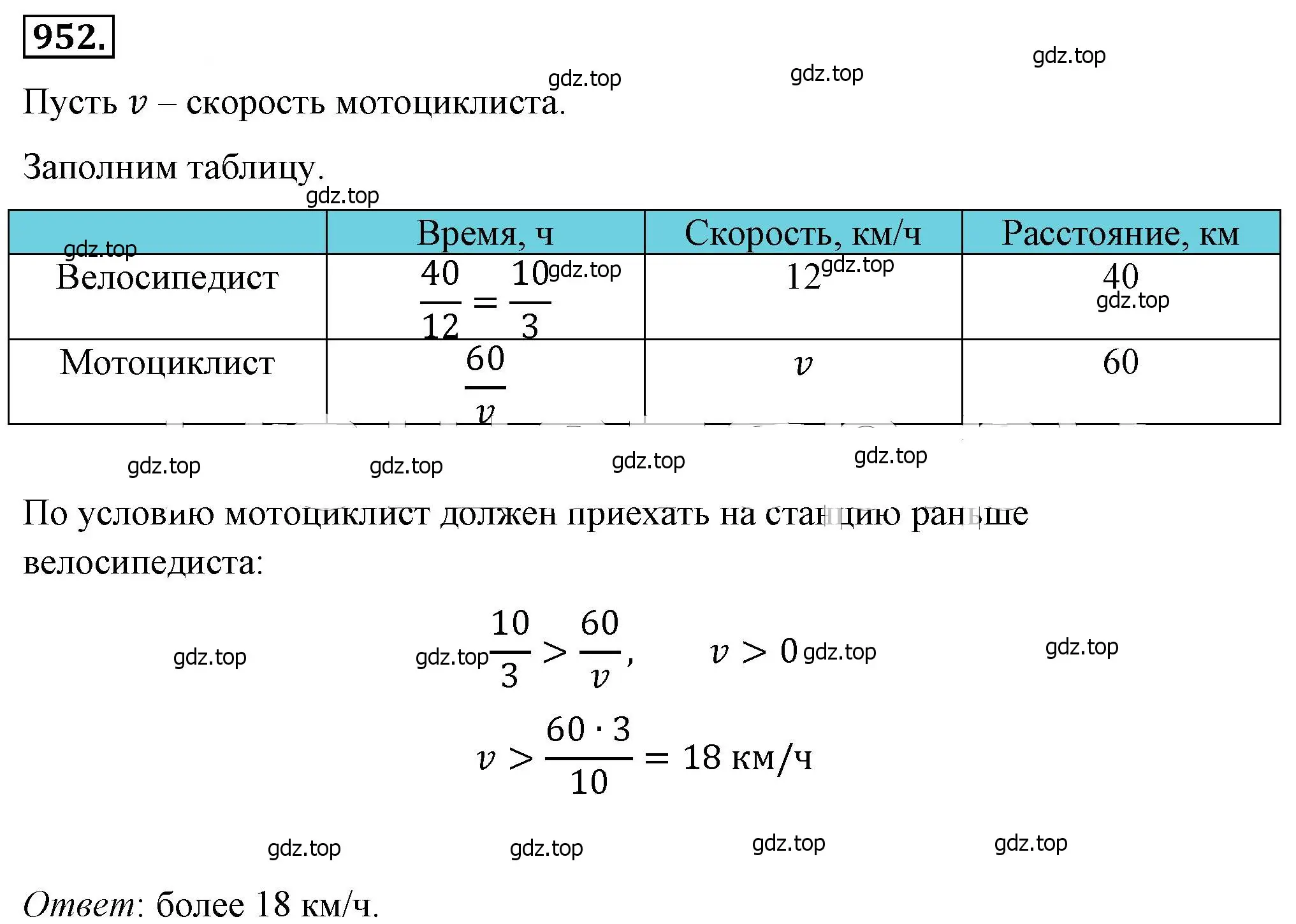 Решение 4. номер 952 (страница 210) гдз по алгебре 8 класс Макарычев, Миндюк, учебник