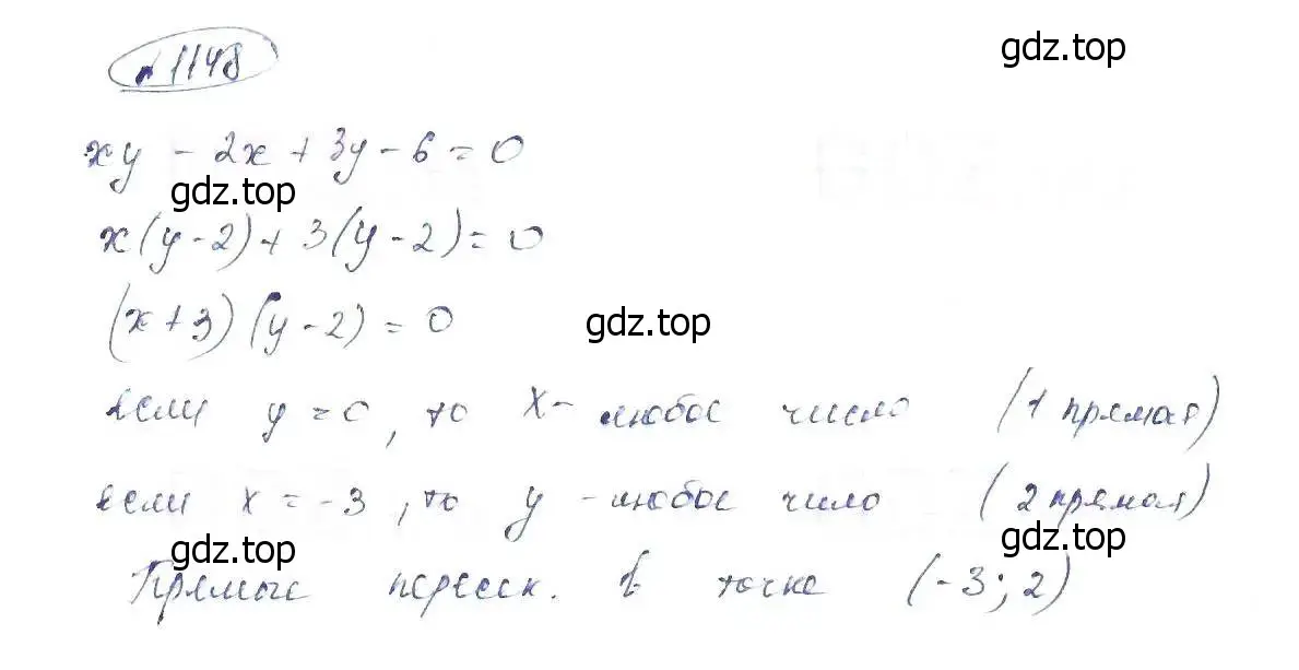 Решение 6. номер 1148 (страница 257) гдз по алгебре 8 класс Макарычев, Миндюк, учебник