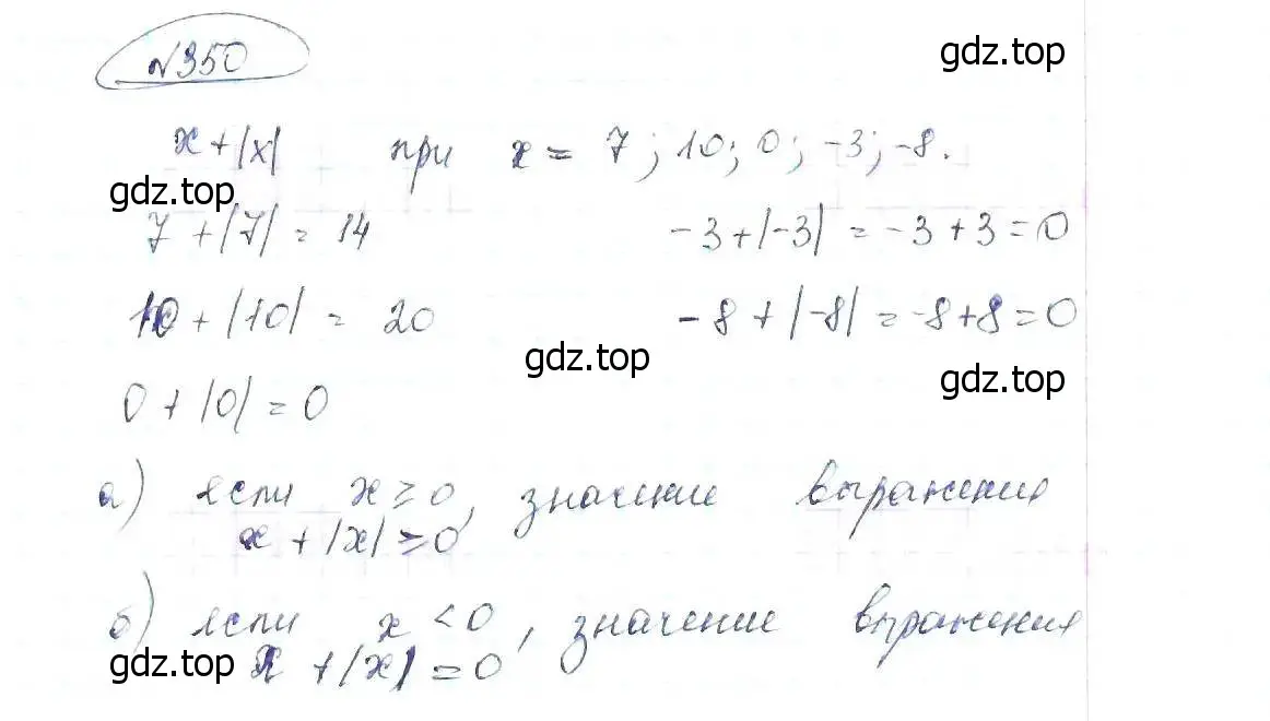 Решение 6. номер 350 (страница 84) гдз по алгебре 8 класс Макарычев, Миндюк, учебник