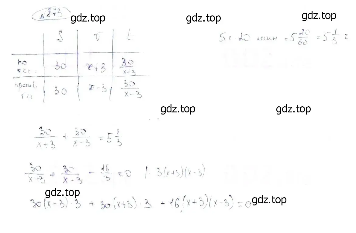 Решение 6. номер 873 (страница 194) гдз по алгебре 8 класс Макарычев, Миндюк, учебник