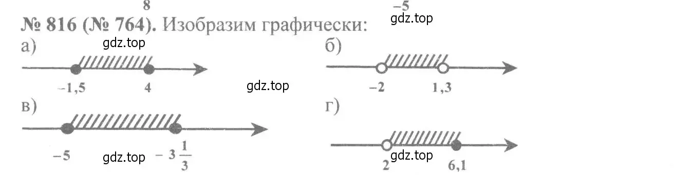 Решение 7. номер 816 (страница 184) гдз по алгебре 8 класс Макарычев, Миндюк, учебник