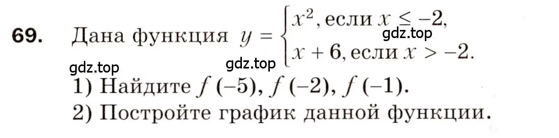 Условие номер 69 (страница 71) гдз по алгебре 8 класс Мерзляк, Полонский, дидактические материалы