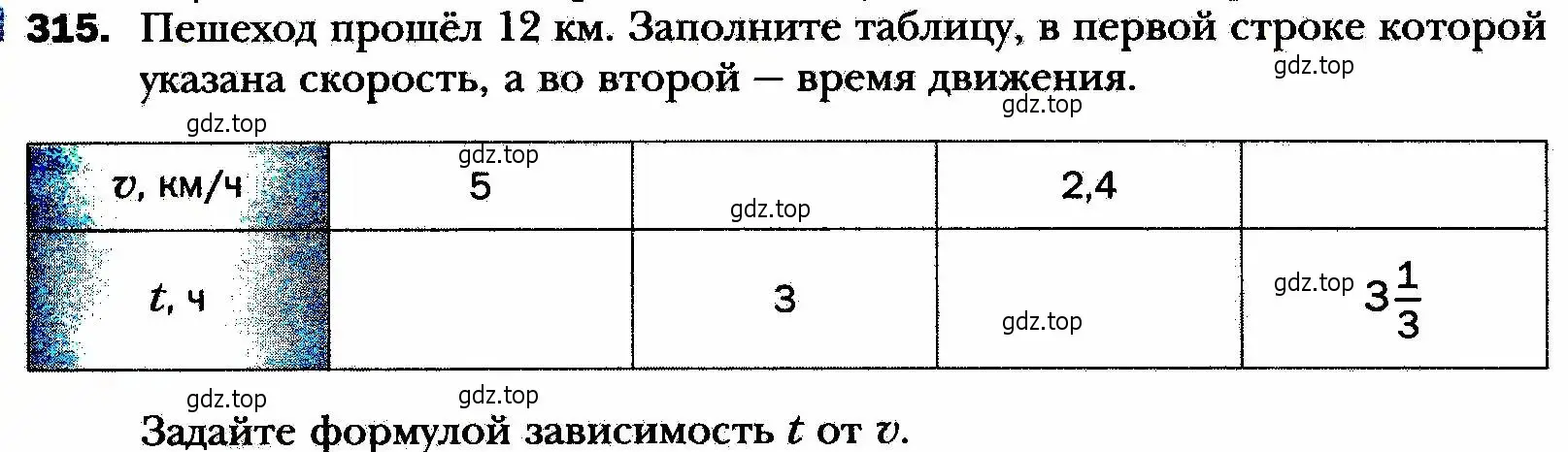 Условие номер 315 (страница 80) гдз по алгебре 8 класс Мерзляк, Полонский, учебник