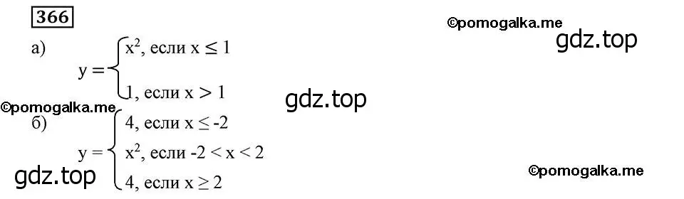 Решение 2. номер 366 (страница 93) гдз по алгебре 8 класс Мерзляк, Полонский, учебник