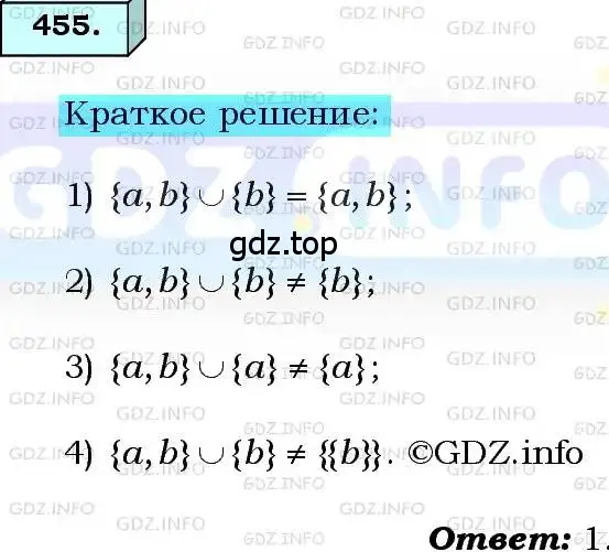 Решение 3. номер 455 (страница 115) гдз по алгебре 8 класс Мерзляк, Полонский, учебник