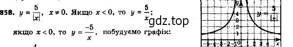 Решение 6. номер 858 (страница 217) гдз по алгебре 8 класс Мерзляк, Полонский, учебник