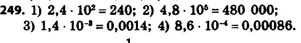 Решение 7. номер 249 (страница 64) гдз по алгебре 8 класс Мерзляк, Полонский, учебник