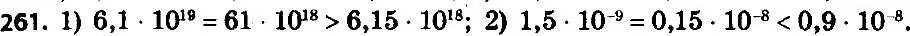 Решение 7. номер 261 (страница 65) гдз по алгебре 8 класс Мерзляк, Полонский, учебник