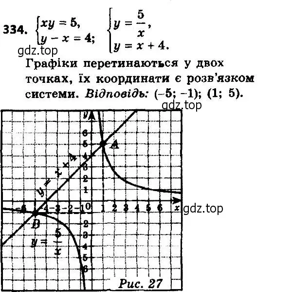 Решение 7. номер 334 (страница 83) гдз по алгебре 8 класс Мерзляк, Полонский, учебник