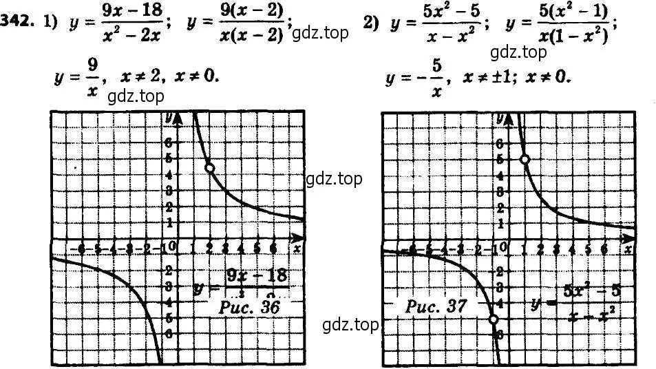 Решение 7. номер 342 (страница 83) гдз по алгебре 8 класс Мерзляк, Полонский, учебник
