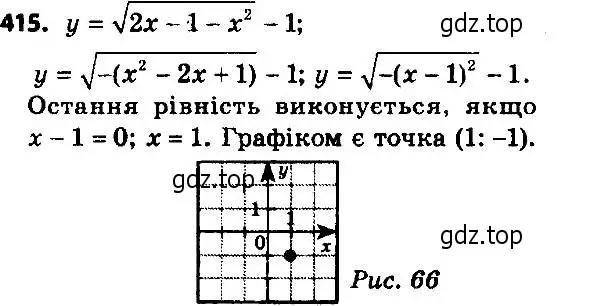 Решение 7. номер 415 (страница 103) гдз по алгебре 8 класс Мерзляк, Полонский, учебник